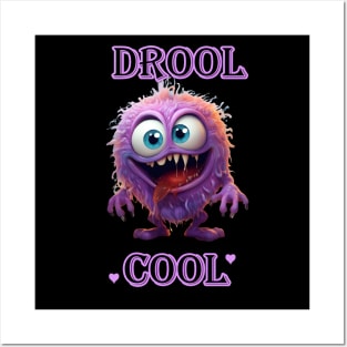 Drool Cool Furry Monster Posters and Art